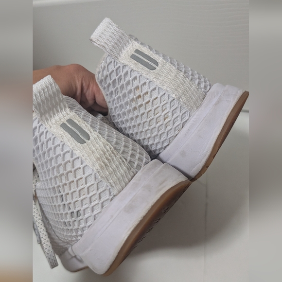 NOBULL White mesh runners Sneakers Athletic Shoes Size 13 Men's - Picture 5 of 8